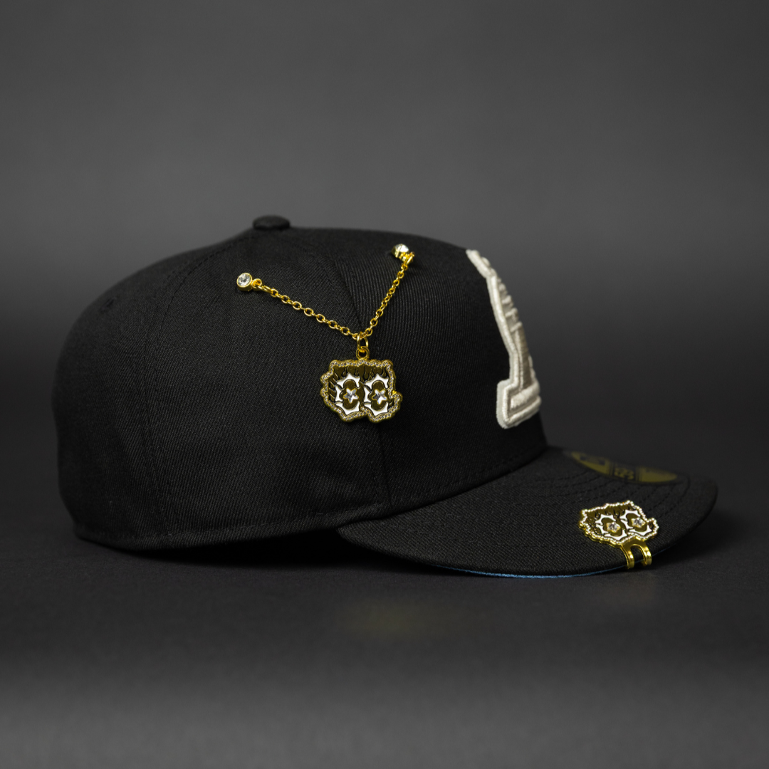 NEW ERA EXCLUSIVE 59FIFTY BLACK LOS ANGELES LAKERS