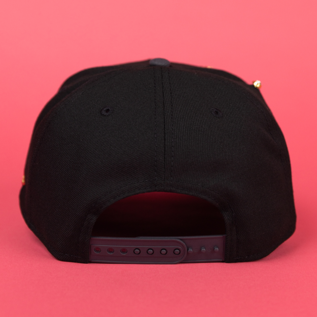 NEW ERA EXCLUSIVE 9FIFTY BLACK/ GREY ANAHEIM ANGELS SNAPBACK W/ 2002 WORLD SERIES SIDE PATCH