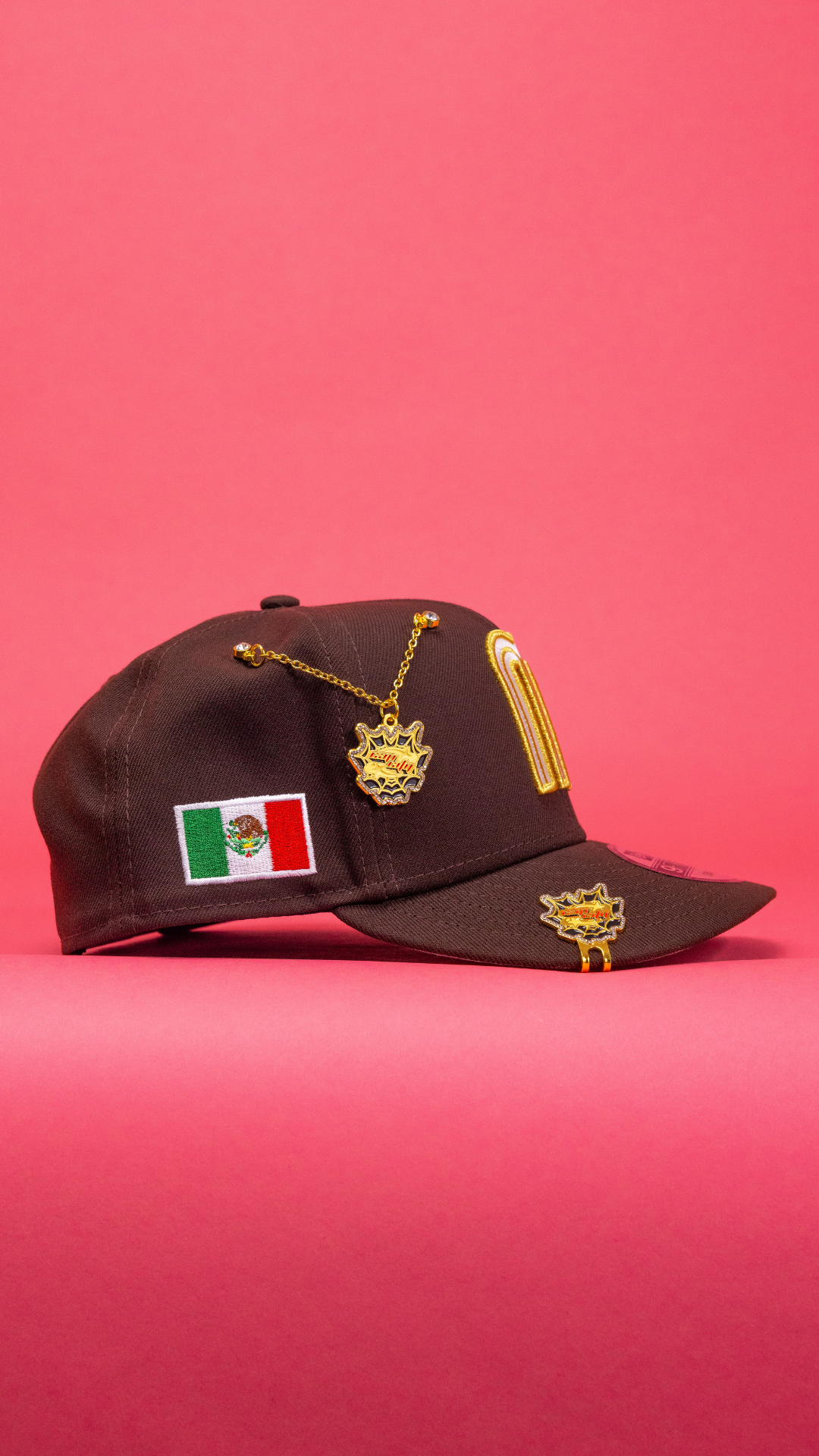 New Era Exclusive 9Fifty Brown Mexico 2026 World Baseball Classic Snapback W/ Mexico Flag Side Patch