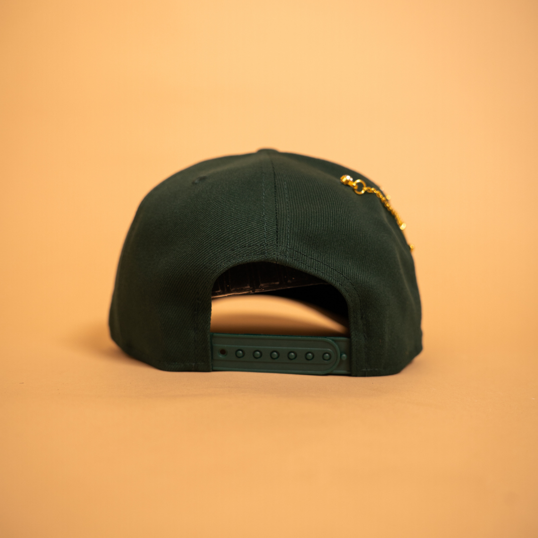 NEW ERA EXCLUSIVE 9FIFTY A-FRAME FOREST GREEN SAN FRANCISCO GIANTS W/ 2007 ALL STAR GAME SIDE PATCH