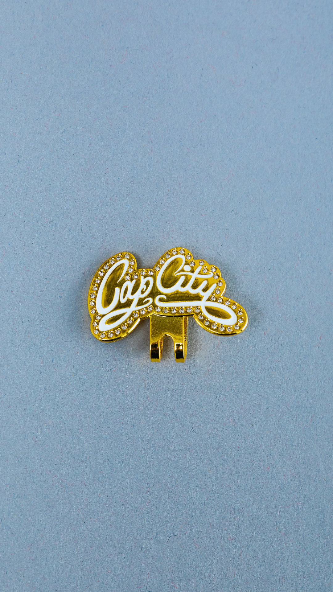 *NEW GOLD "CAP CITY" BLIP W/ RHINESTONES VERY LIMITED