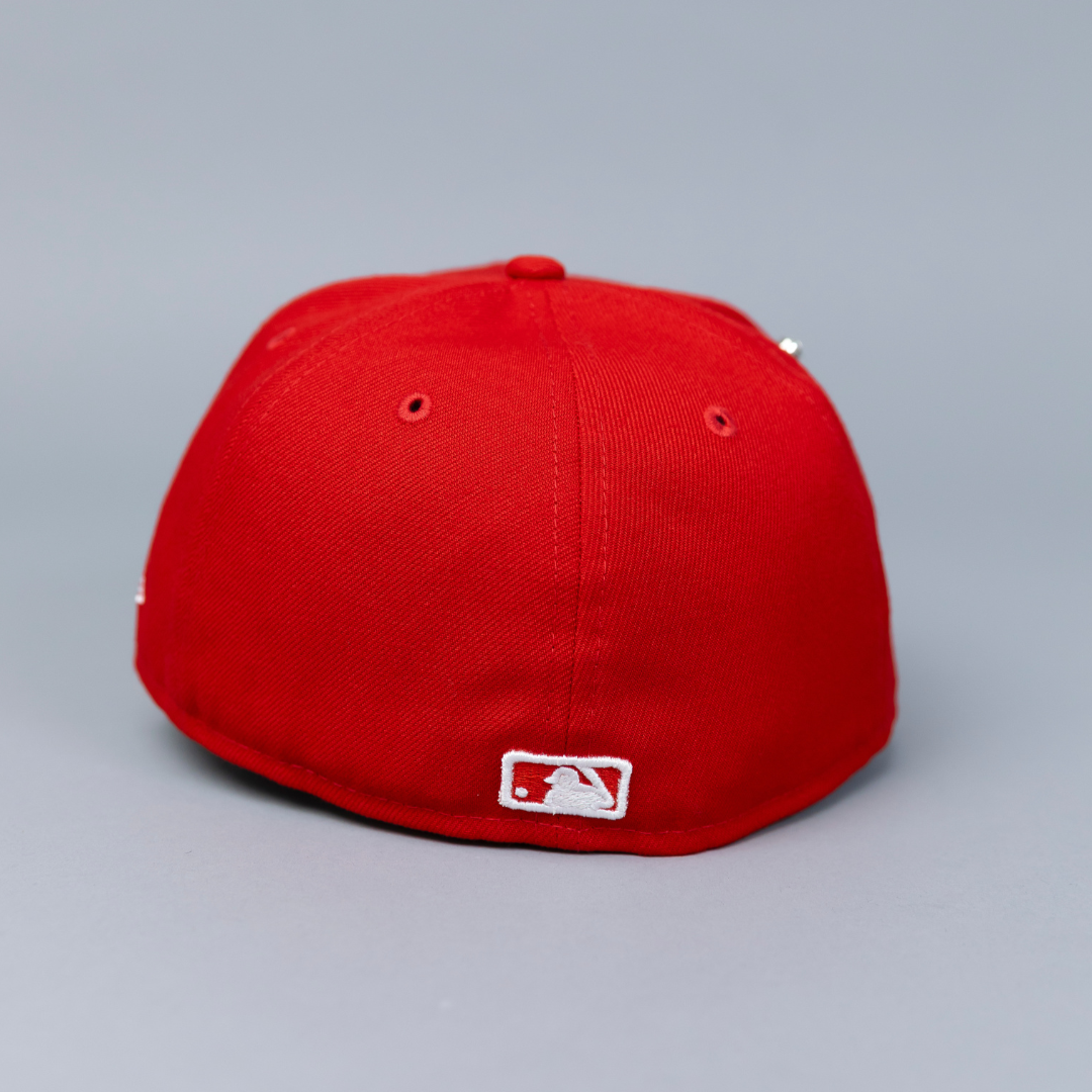 NEW ERA EXCLUSIVE 59FIFTY RED PITTSBURGH PIRATES W/ 1959 ALL STAR GAME SIDE PATCH