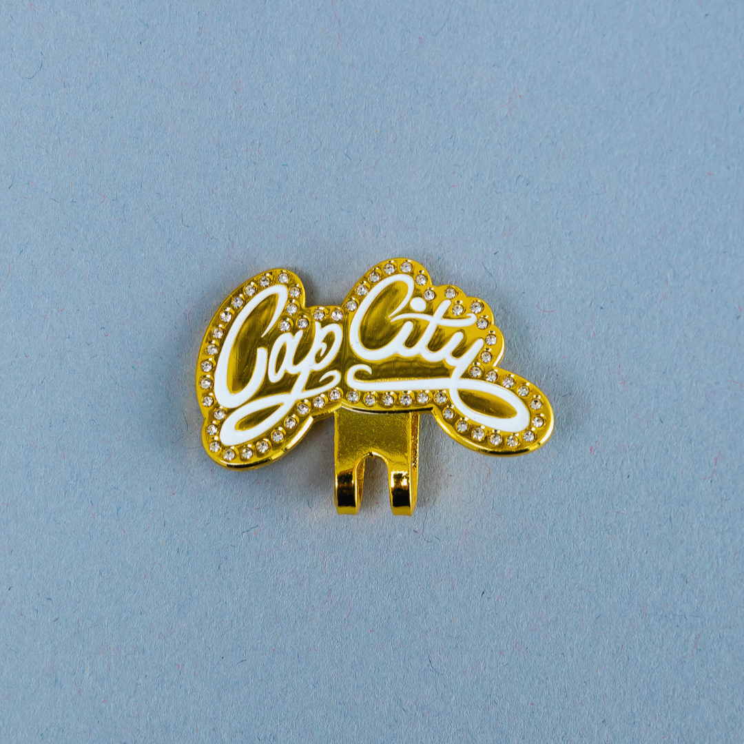 *NEW GOLD "CAP CITY" BLIP W/ RHINESTONES VERY LIMITED
