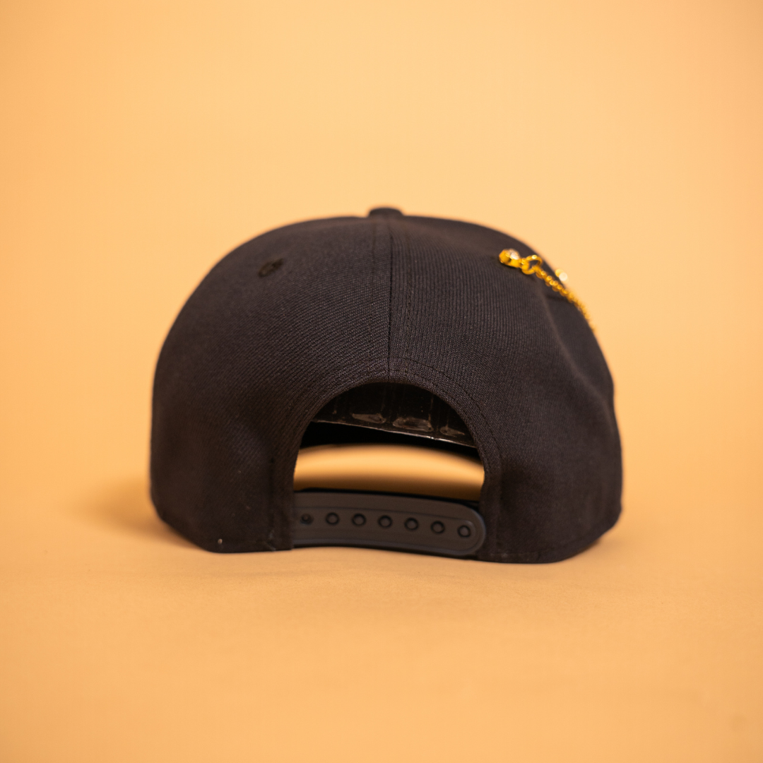 NEW ERA EXCLUSIVE 9FIFTY A-FRAME NAVY SAN DIEGO PADRES SNAPBACK W/ 1998 WORLD SERIES SIDE PATCH