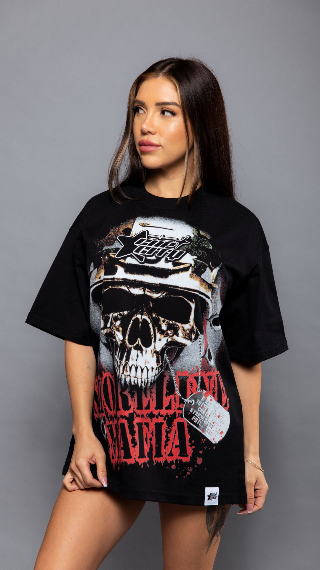 CAP CITY X SHORELINE MAFIA BLACK "LOS ANGELES EXCLUSIVE" TEE - UNISEX