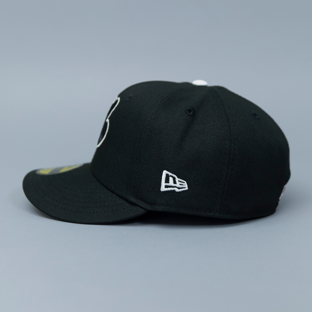 NEW ERA EXCLUSIVE 59FIFTY BLACK MONTREAL EXPOS W/ OLYMPIC STADIUM SIDE PATCH
