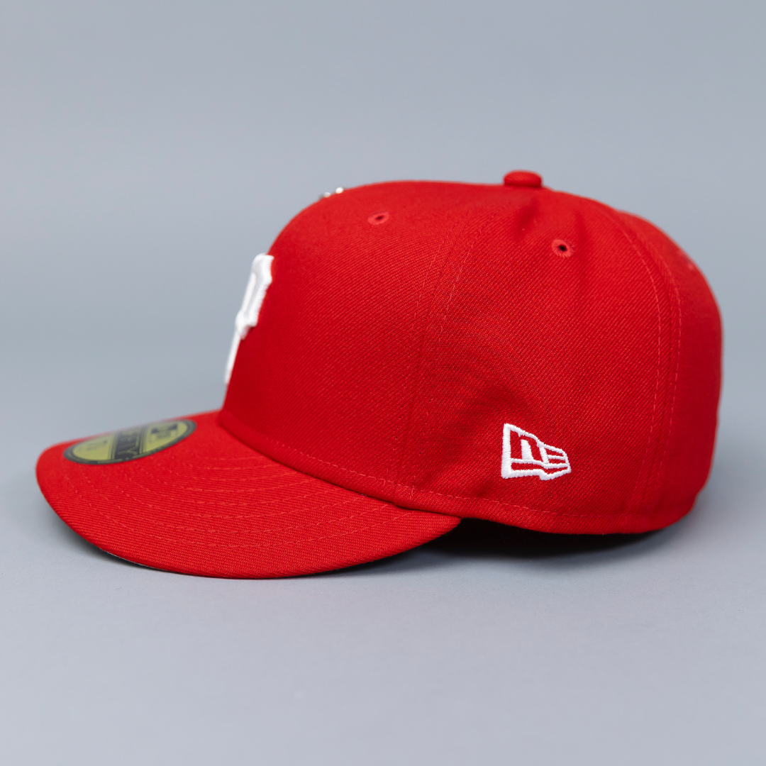 NEW ERA EXCLUSIVE 59FIFTY RED PITTSBURGH PIRATES W/ 1959 ALL STAR GAME SIDE PATCH