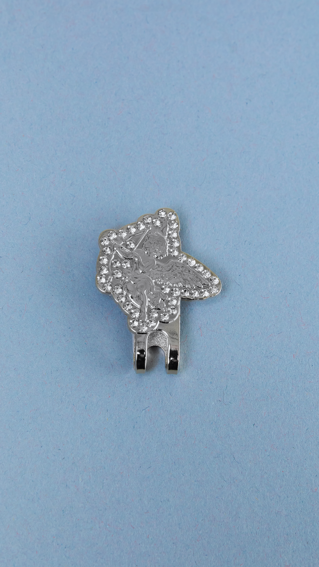 *NEW SILVER "CUPID" BLIP W/ RHINESTONES VERY LIMITED