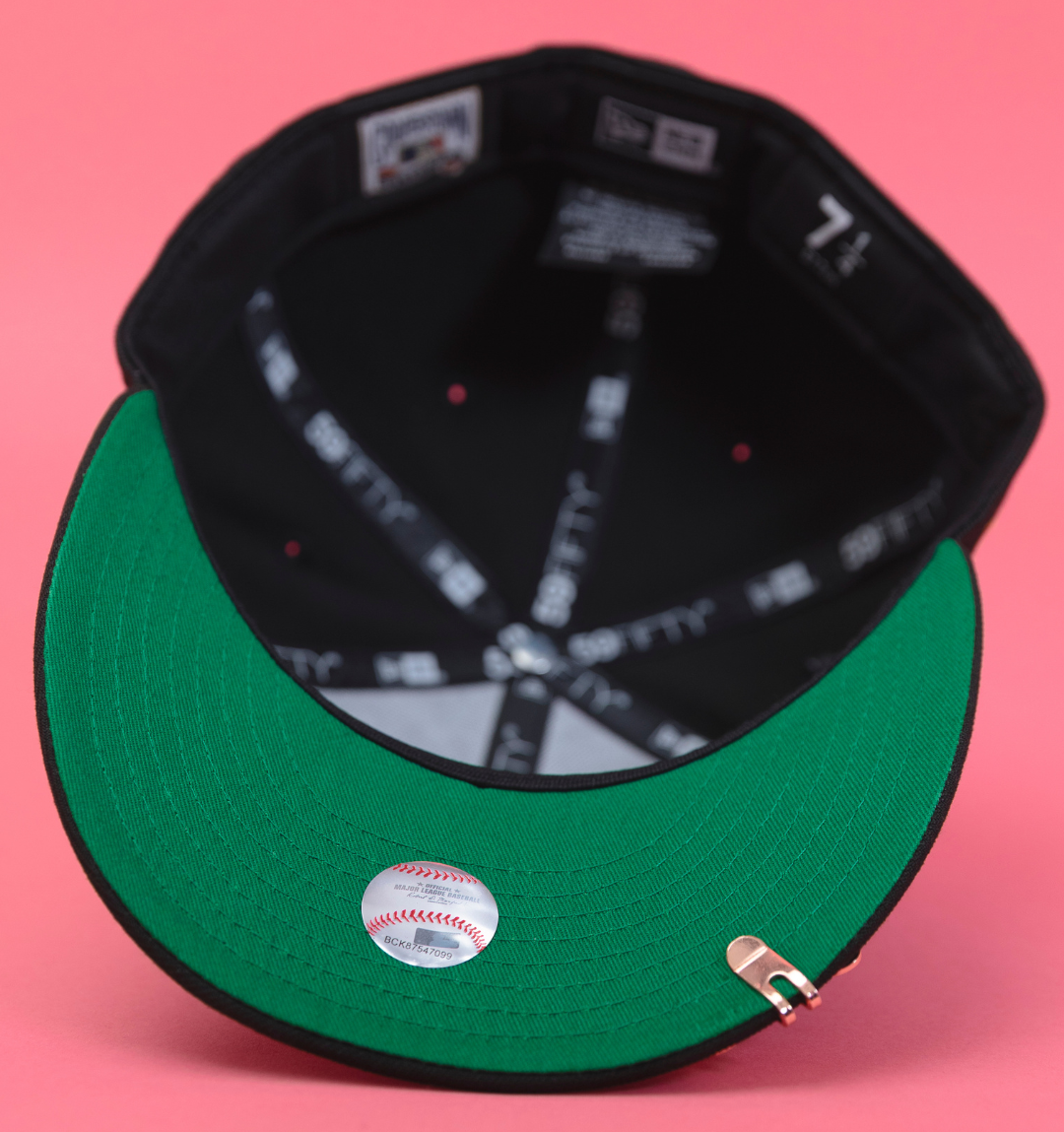 NEW ERA EXCLUSIVE 59FIFTY BLACK OAKLAND ATHLETICS W/ "BATTLE OF THE BAY" SIDE PATCH