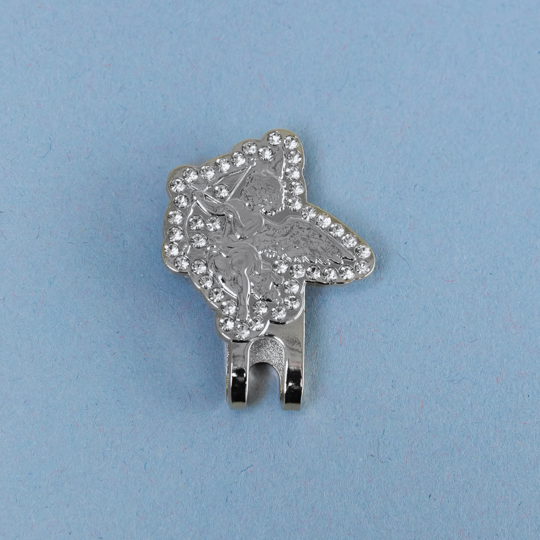 *NEW SILVER "CUPID" BLIP W/ RHINESTONES VERY LIMITED