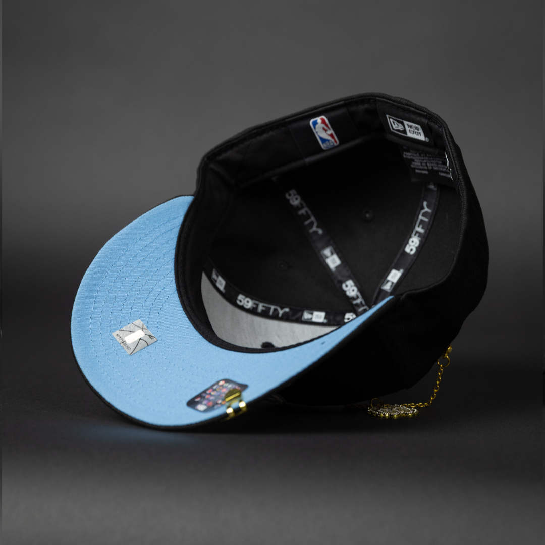 NEW ERA EXCLUSIVE 59FIFTY BLACK LOS ANGELES LAKERS