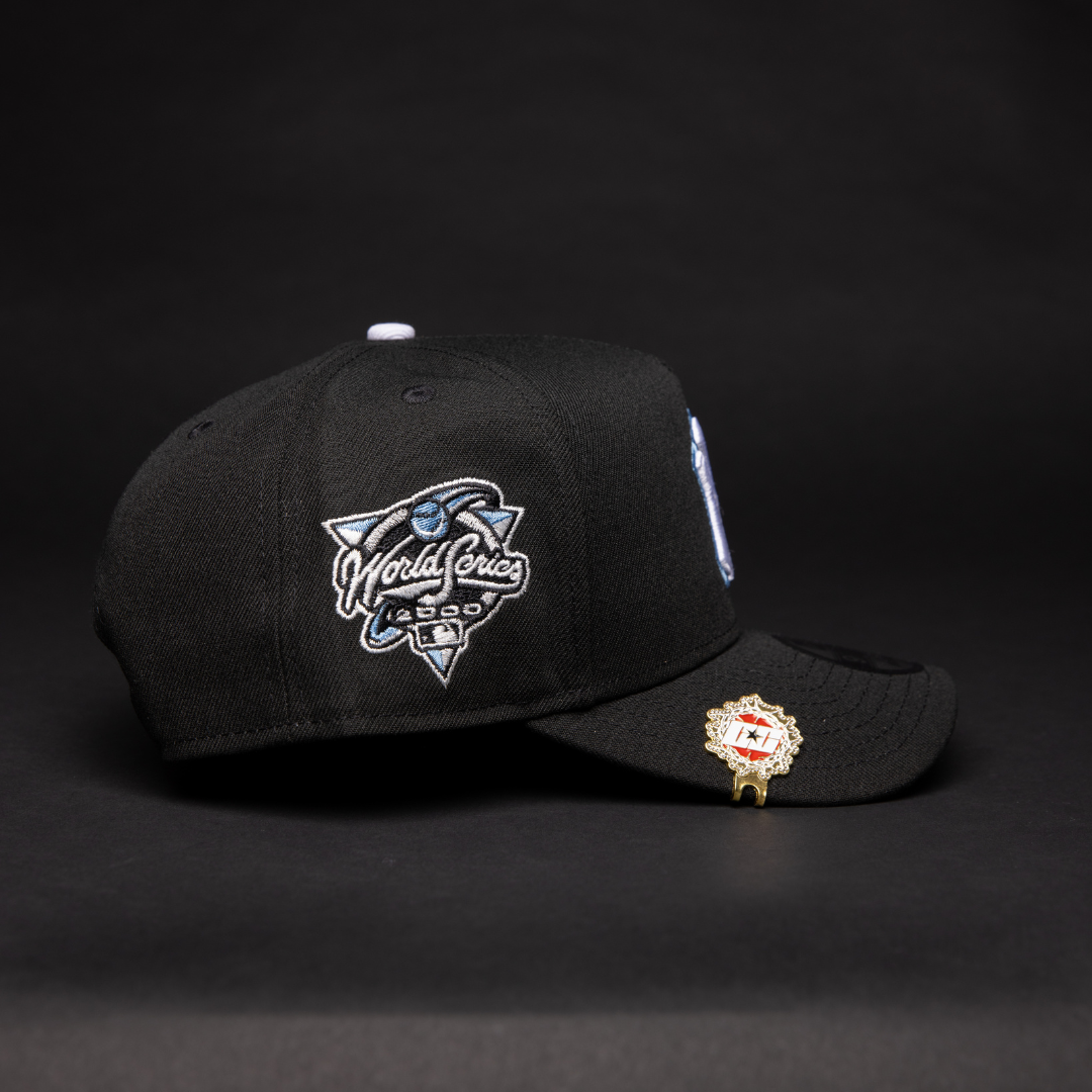 NEW ERA 9FIFTY A-FRAME BLACK NEW YORK YANKEES SNAPBACK W/ 2000 WORLD SERIES SIDE PATCH
