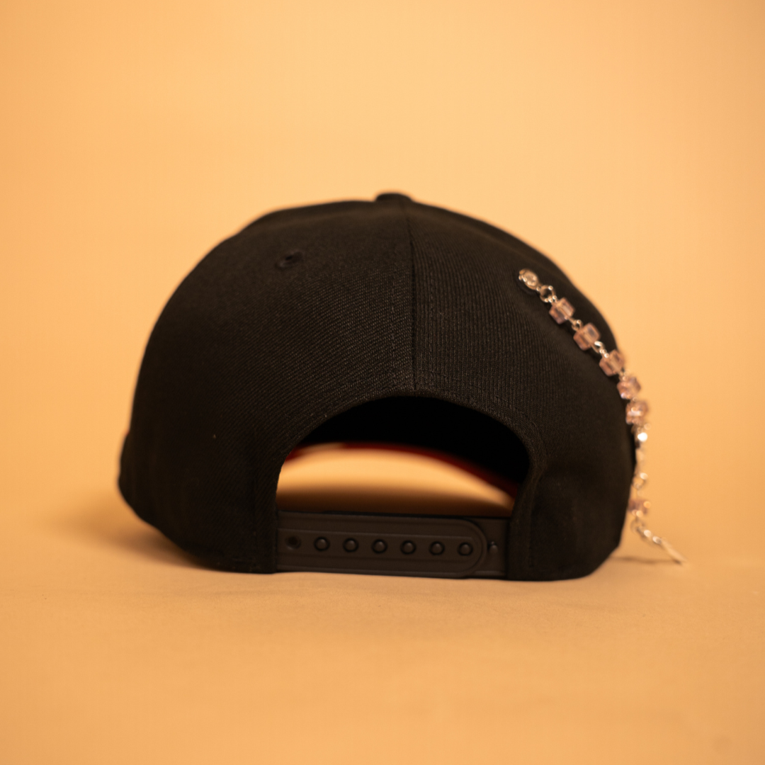 NEW ERA EXCLUSIVE 9FIFTY A-FRAME BLACK NEW YORK YANKEES SNAPBACK W/ 1999 WORLD SERIES SIDE PATCH