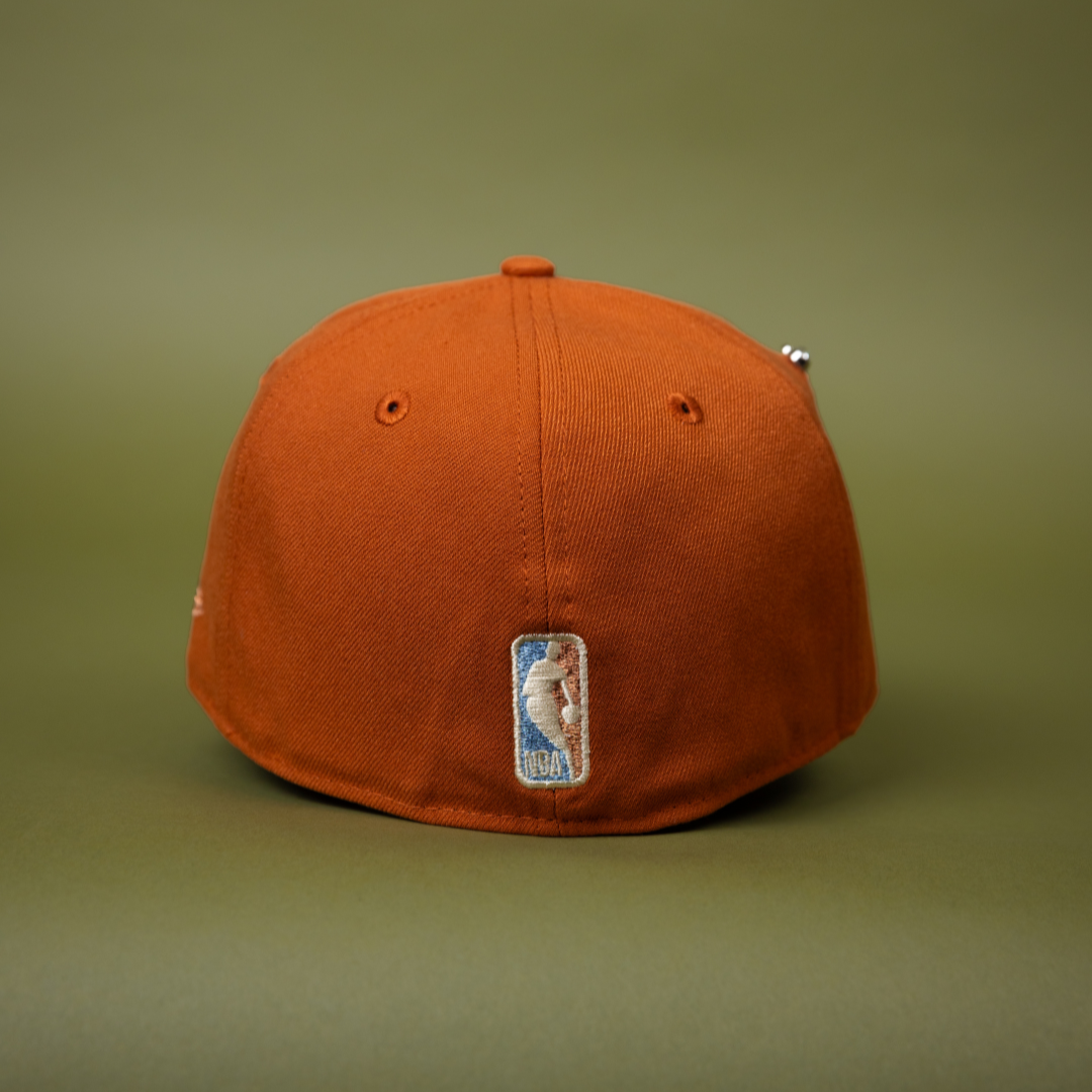 NEW ERA EXCLUSIVE 59FIFTY RUST LOS ANGELES LAKERS