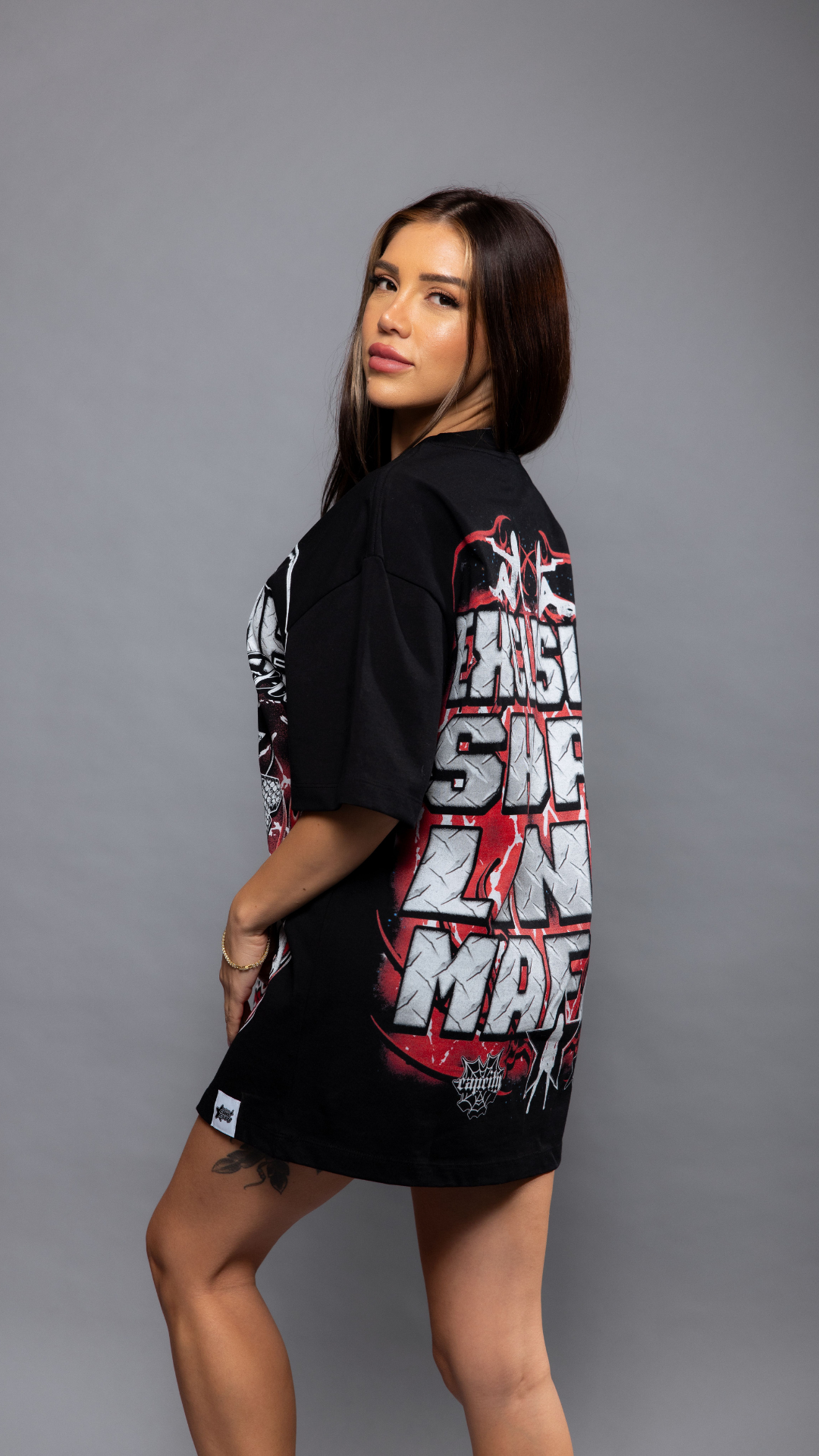 CAP CITY X SHORELINE MAFIA BLACK/RED MEMBERS ONLY TEE - UNISEX