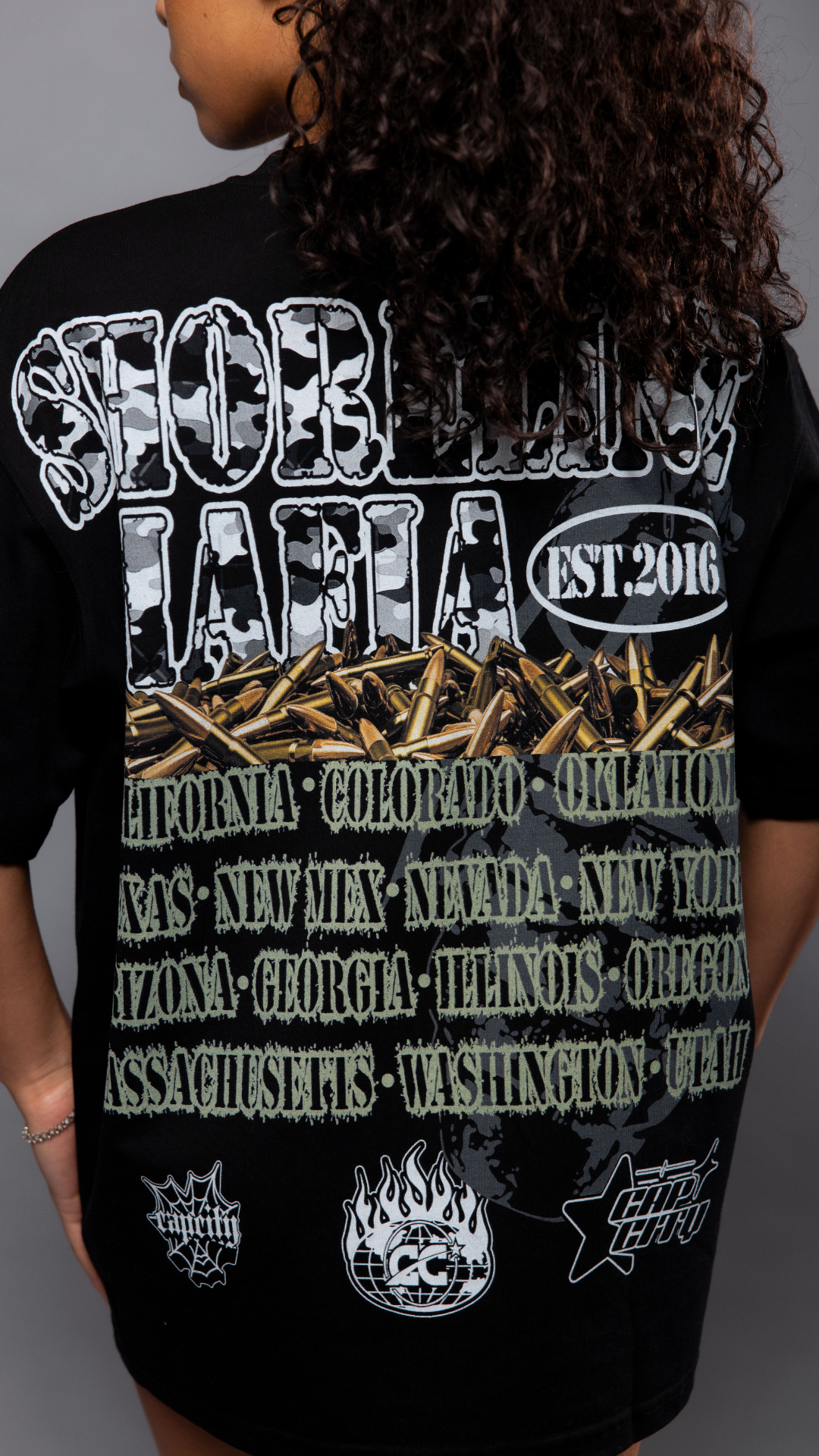 CAP CITY X SHORELINE MAFIA BLACK TANK TEE - UNISEX