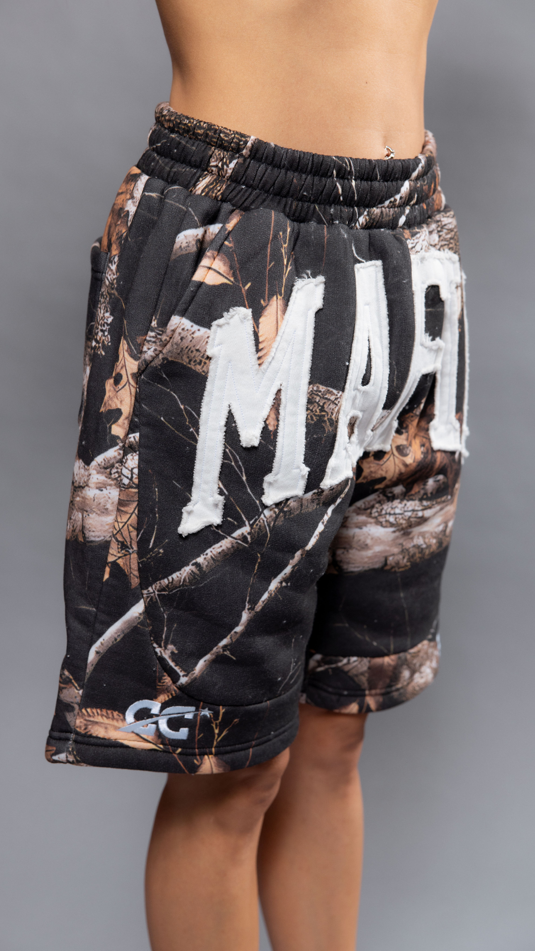 CAP CITY X SHORELINE MAFIA BLACK CAMO SHORTS -UNISEX