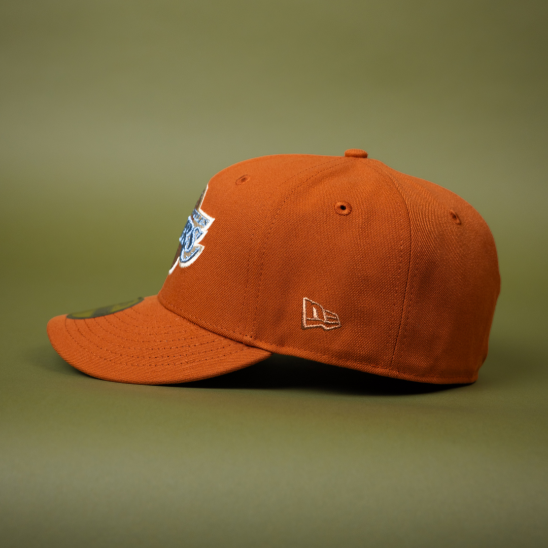 NEW ERA EXCLUSIVE 59FIFTY RUST LOS ANGELES LAKERS