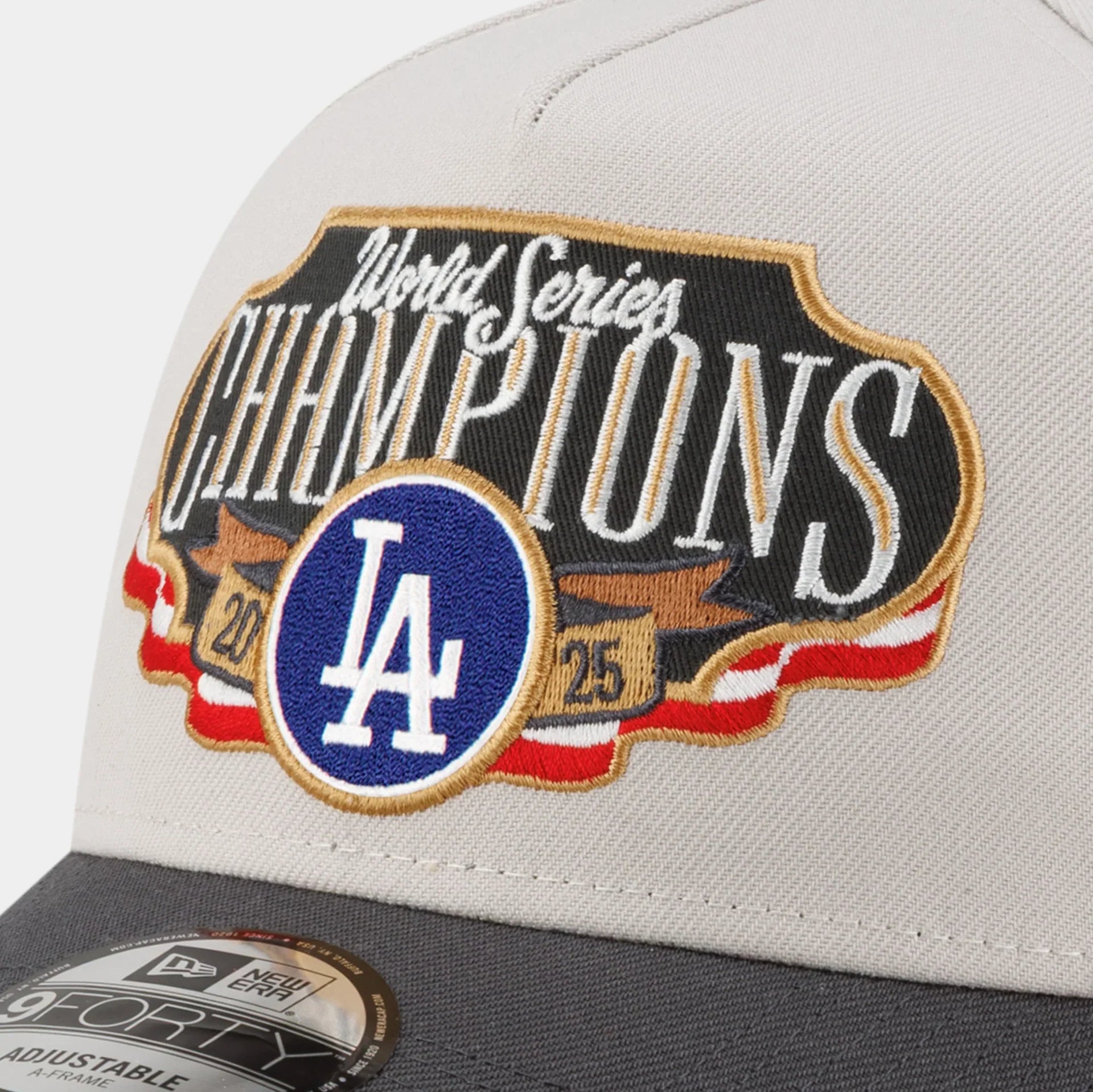NEW ERA 9FORTY A-FRAME LOS ANGELES DODGERS 2025 WORLD SERIES CHAMPIONS LOCKER ROOM SNAPBACK