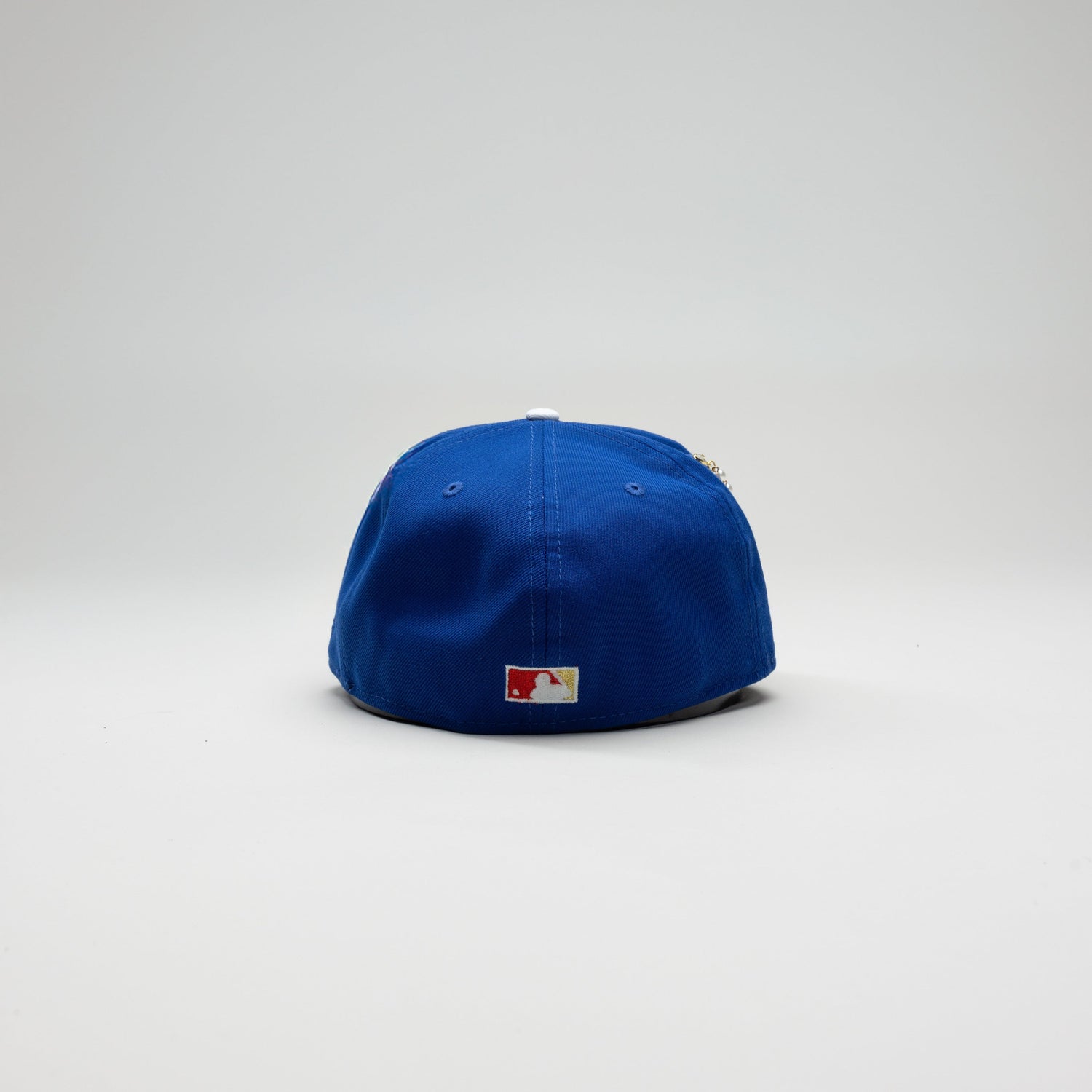 NEW ERA EXCLUSIVE 59FIFTY BLUE LOS ANGELES DODGERS SCRIPT W/ 40TH ANNIVERSARY SIDE PATCH