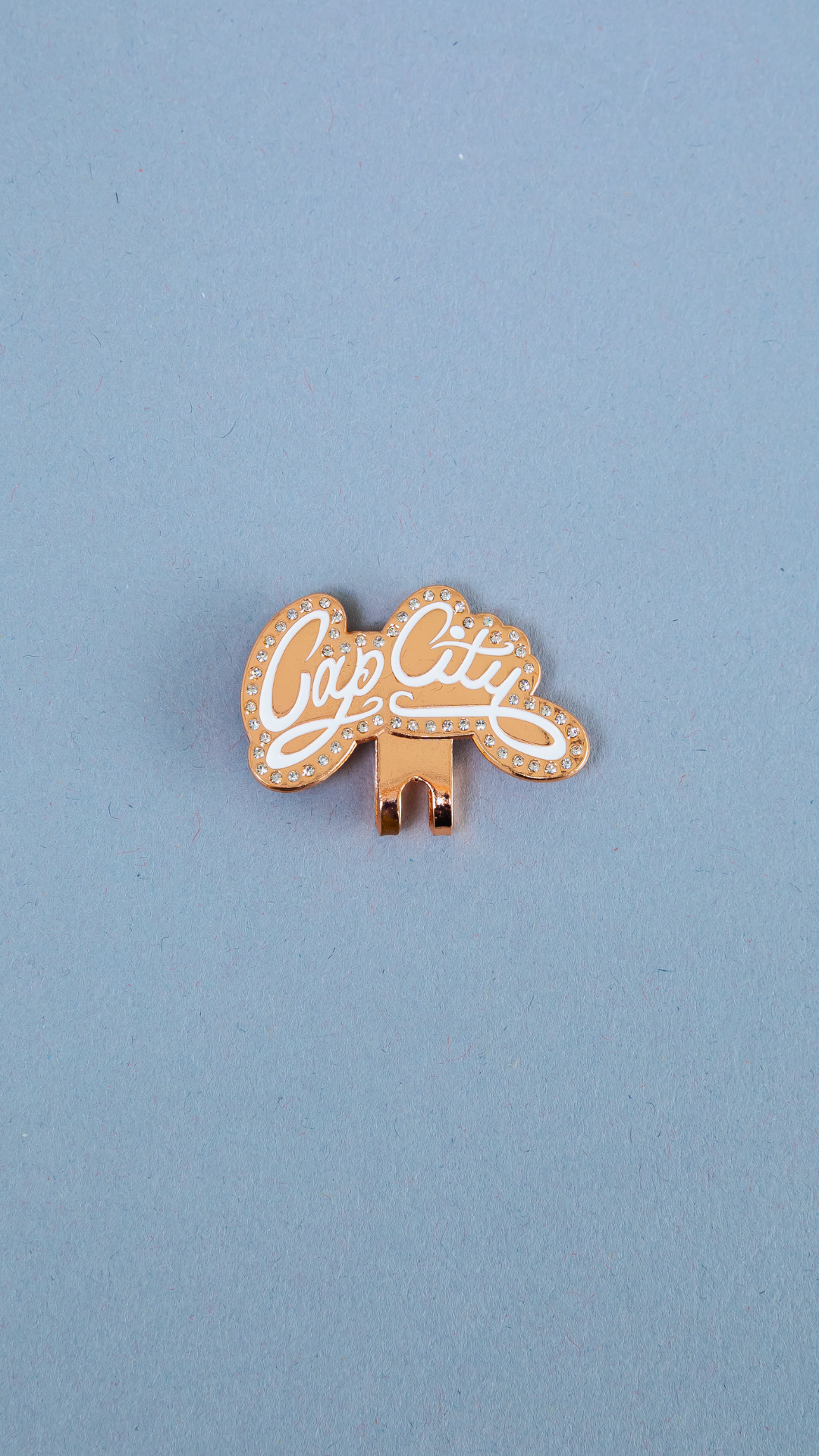 *NEW ROSE GOLD "CAP CITY" BLIP W/ RHINESTONES VERY LIMITED