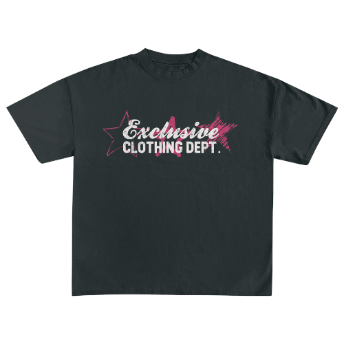 EXCLUSIVE CLUB BLACK “MOTION CLUB” OVERSIZED TEE