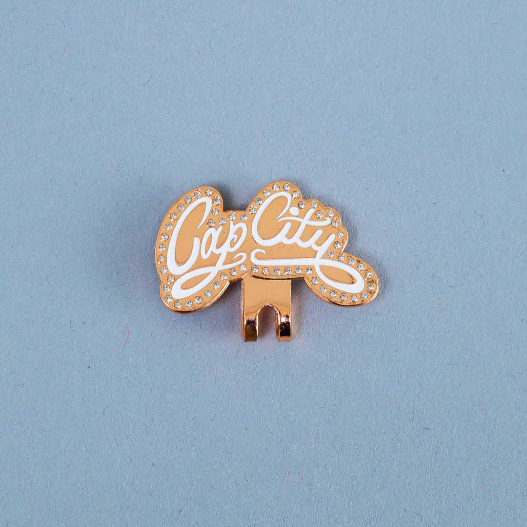 *NEW ROSE GOLD "CAP CITY" BLIP W/ RHINESTONES VERY LIMITED