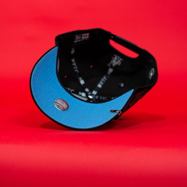 NEW ERA EXCLUSIVE 9FIFTY A-FRAME BLACKED OUT LOS ANGELES DODGERS JAPANESE SCRIPT W/ SHOHEI OHTANI 50-50 CLUB SIDE PATCH
