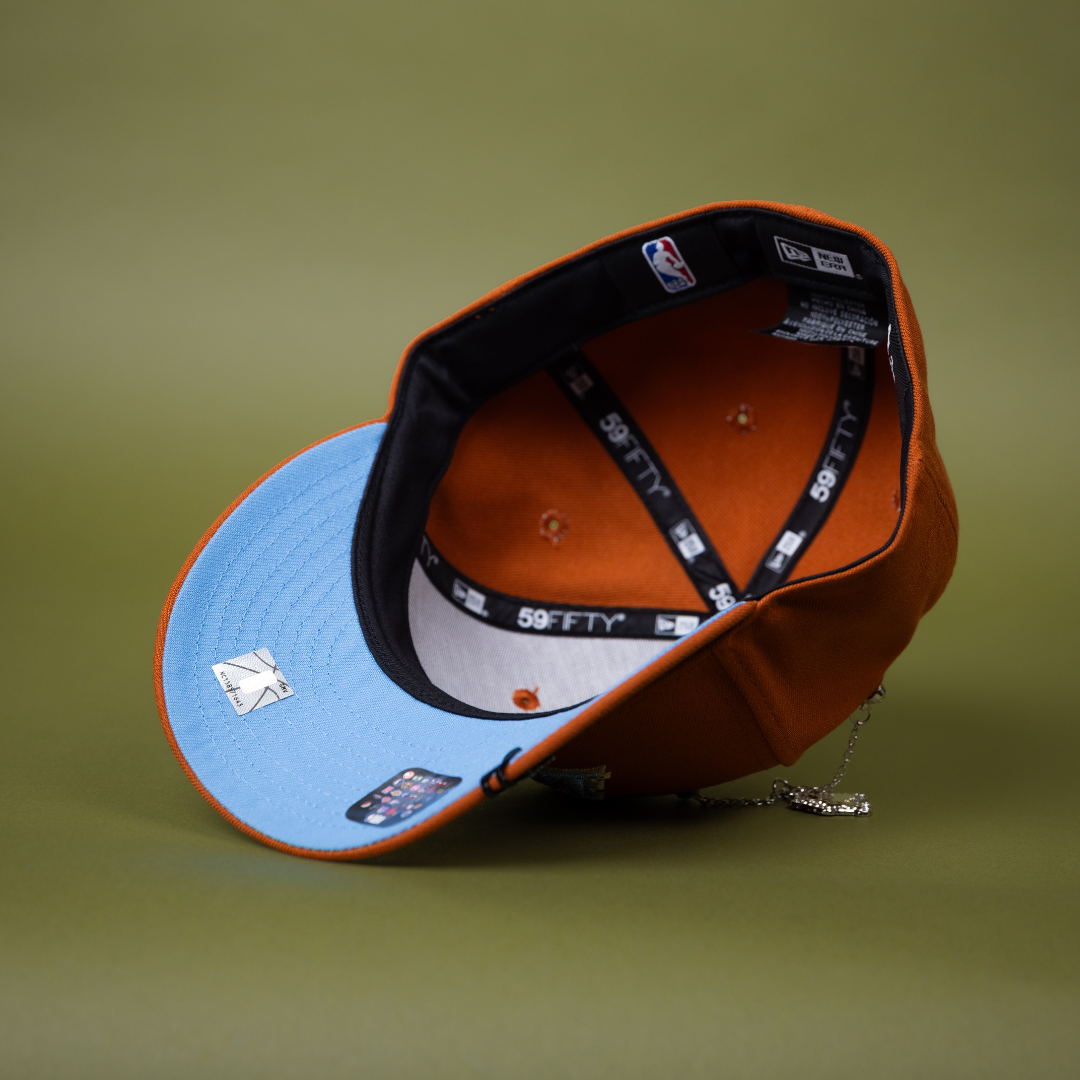 NEW ERA EXCLUSIVE 59FIFTY RUST LOS ANGELES LAKERS