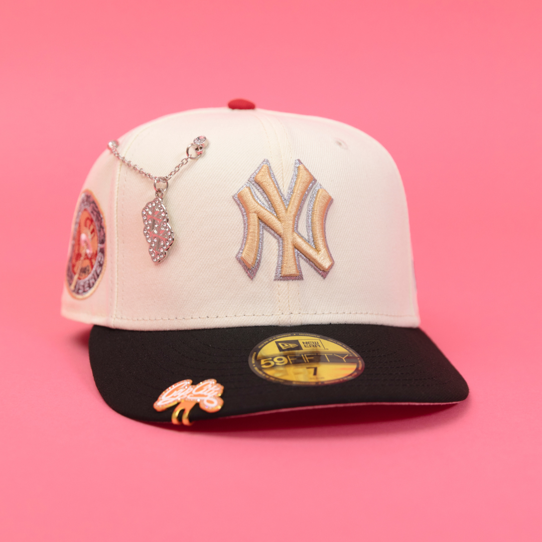 NEW ERA EXCLUSIVE 59FIFTY CHROME/BLACK NEW YORK YANKEES W/ 1949 WORLD SERIES SIDE PATCH