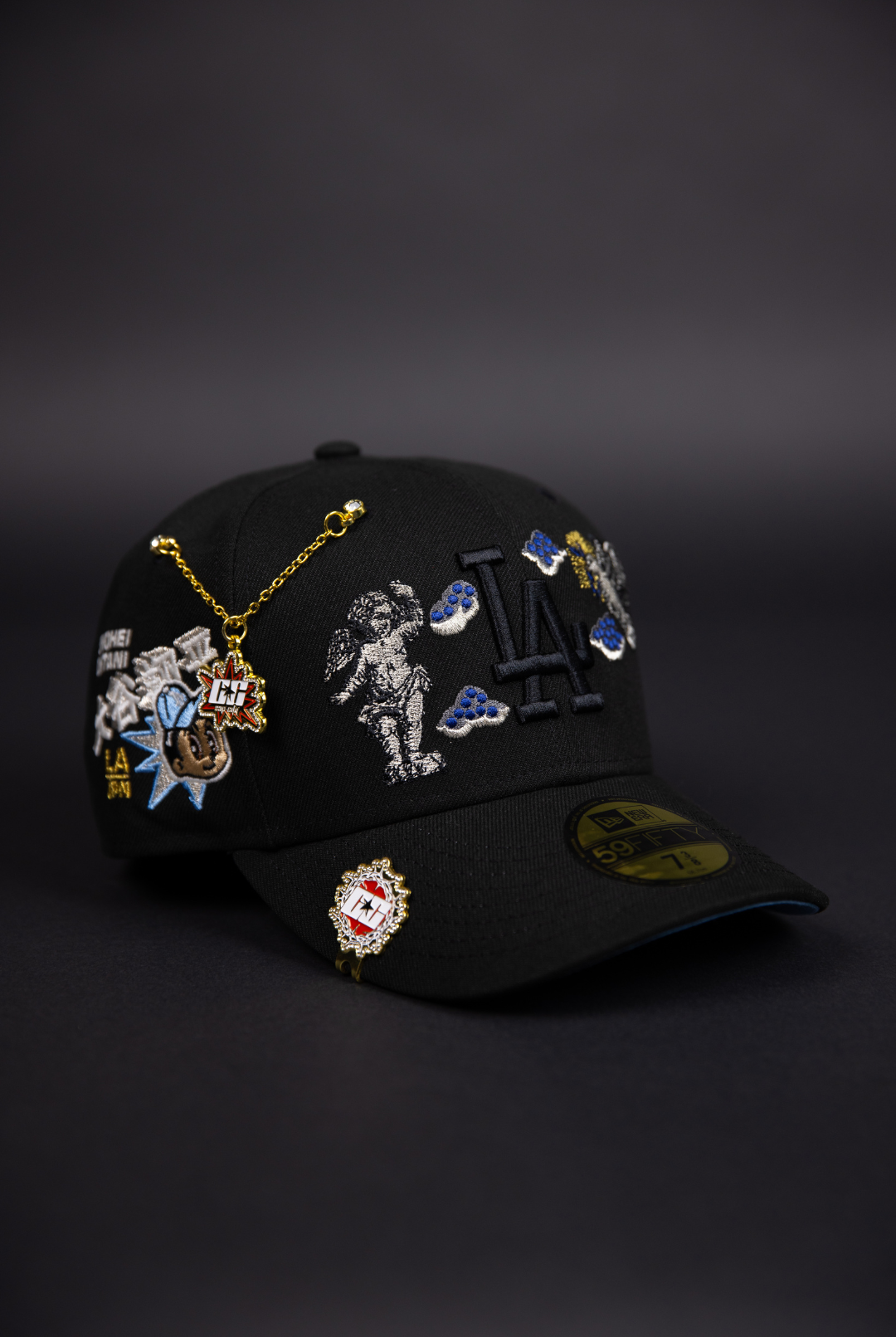 NEW ERA EXCLUSIVE 59FIFTY BLACKED OUT LOS ANGELES DODGERS "HEAVENLY CITY" W/ SHOHEI OHTANI SIDE PATCH