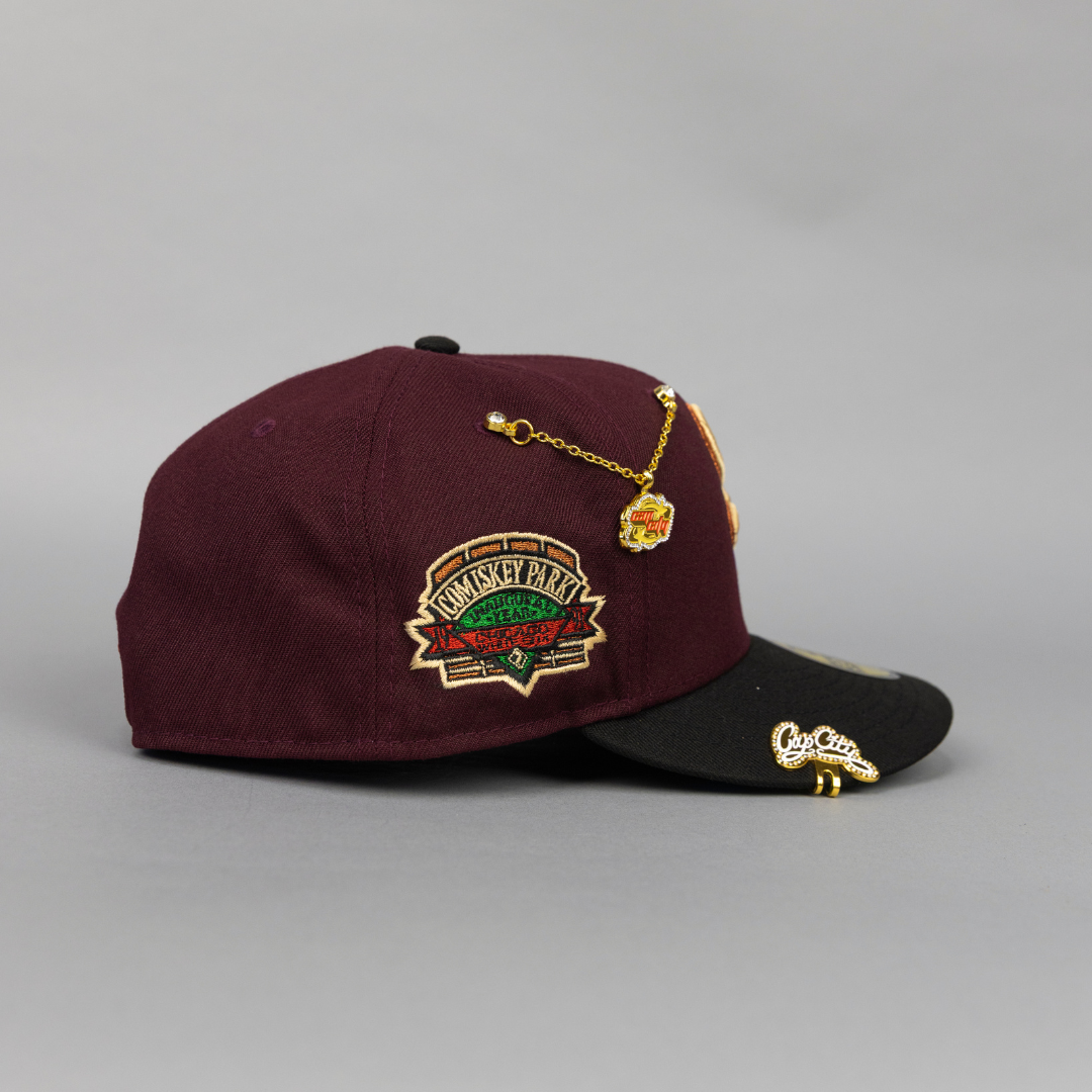 EXCLUSIVO DE NEW ERA 59FIFTY CHROME BLANCO/AZUL TEXAS RANGERS CON 40 ANIVERSARIO 