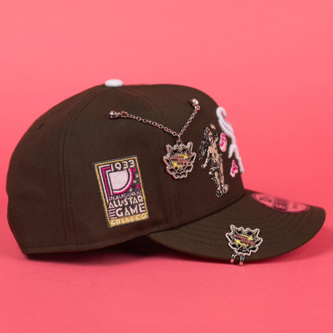 NEW ERA EXCLUSIVE  9FIFTY BROWN CHICAGO WHITE SOX "HEAVENLY CITY" SNAPBACK W/ ALL STAR GAME SIDE PATCH