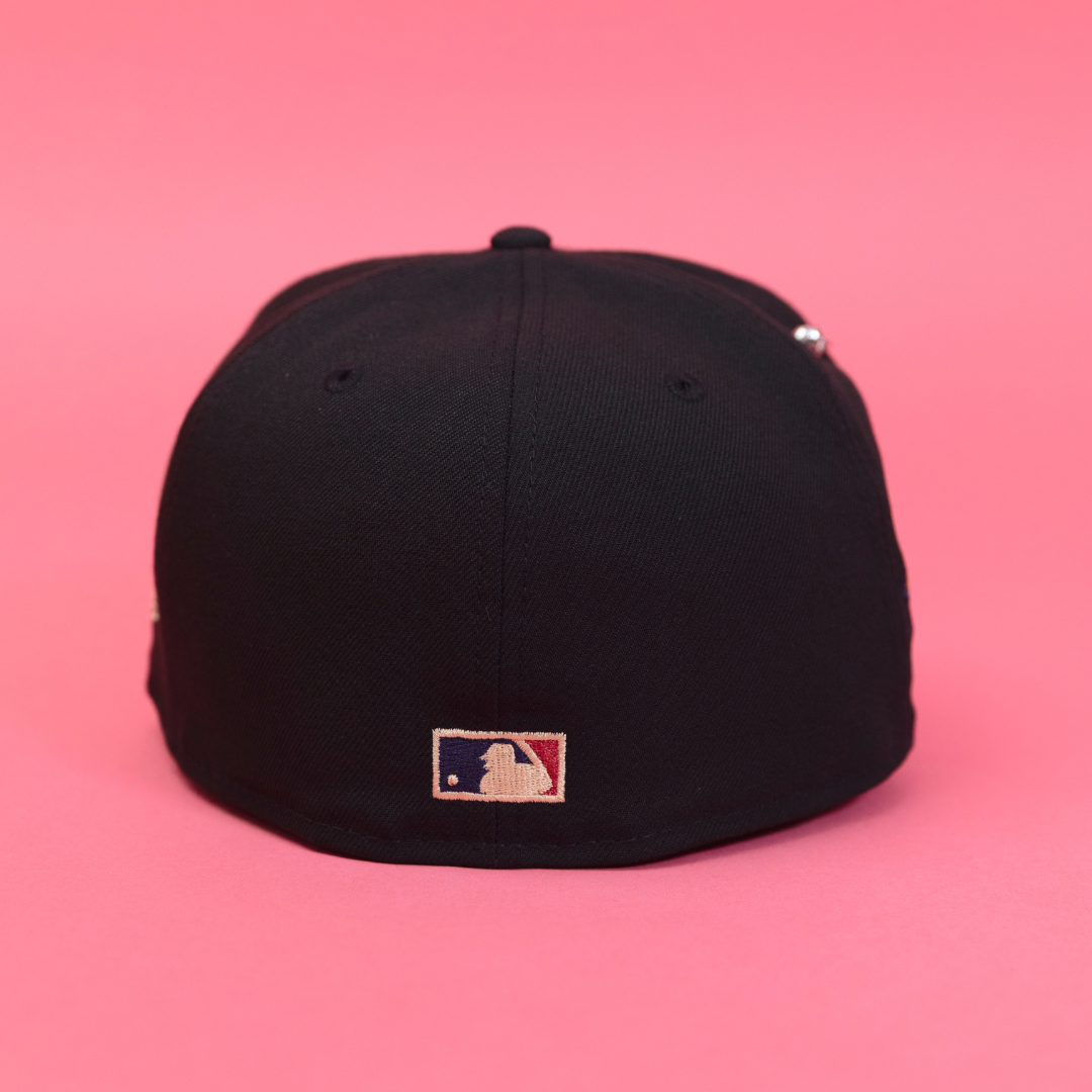 NEW ERA EXCLUSIVE 59FIFTY BLACK PHILADELPHIA PHILLIES W/ 1993 WORLD SRIES SIDE PATCH