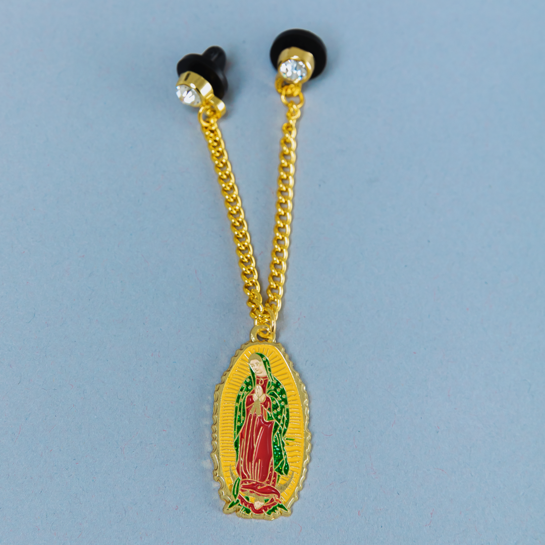 *NEW GOLD "NUESTRA SENORA DE GUADALUPE" CHAIN VERY LIMITED