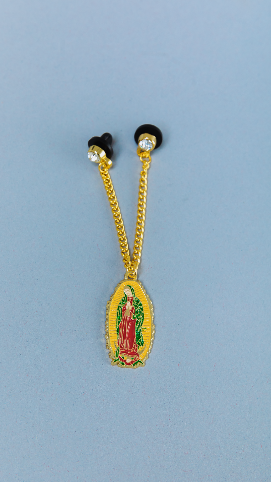 *NEW GOLD "NUESTRA SENORA DE GUADALUPE" CHAIN VERY LIMITED