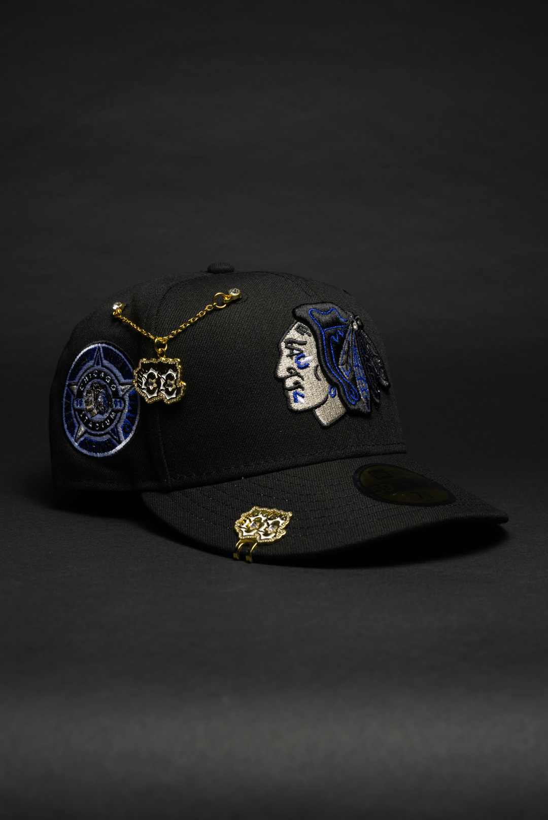 NEW ERA EXCLUSIVE 59FIFTY CHICAGO BLACKHAWKS W/ ALL STAR GAME SIDE PATCH