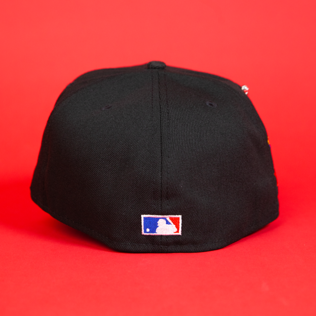 NEW ERA EXCLUSIVE 59FIFTY BLACK/ CORDUROY LOS ANGELES DODGERS W/ 1990 ALL STAR GAME SIDE PATCH