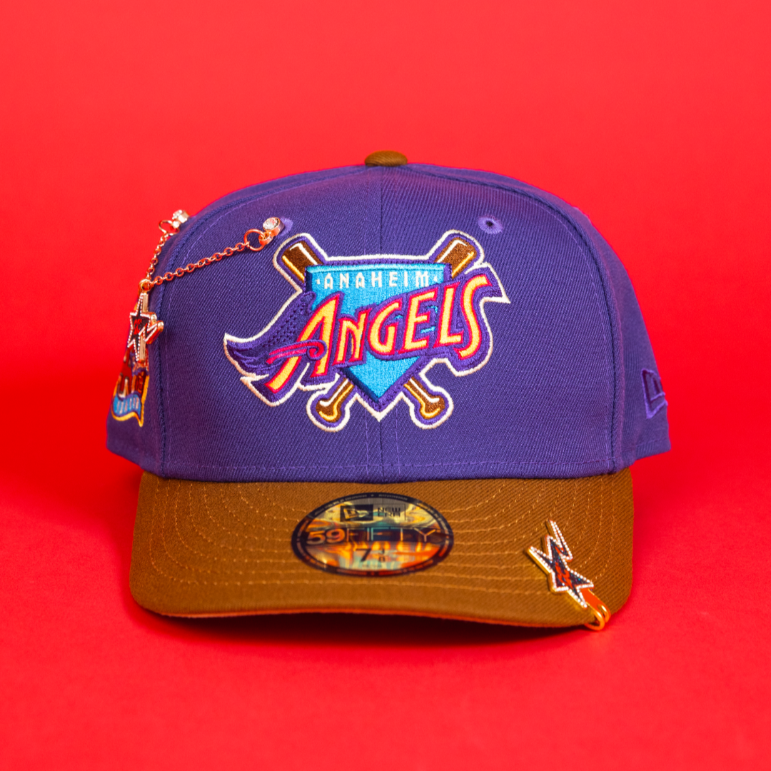 応援グッズ Exclusive NEWERA59fiftyLos Angeles Angel NEW ERA 59FIFY WHITE/TURQUOISE ANAHEIM ANGELS W/ 50TH