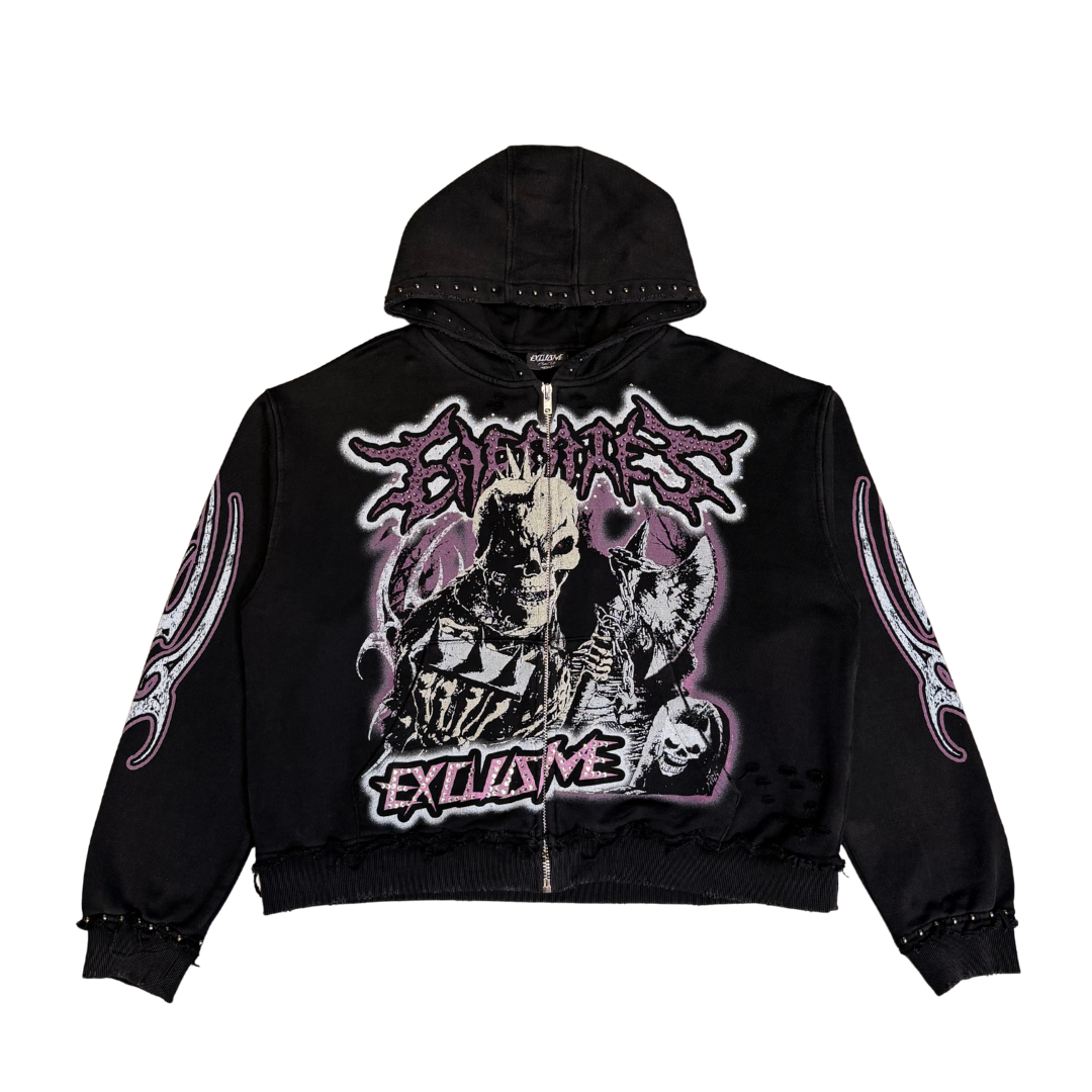 Enemies Exclusive Black/Purple Hoodie
