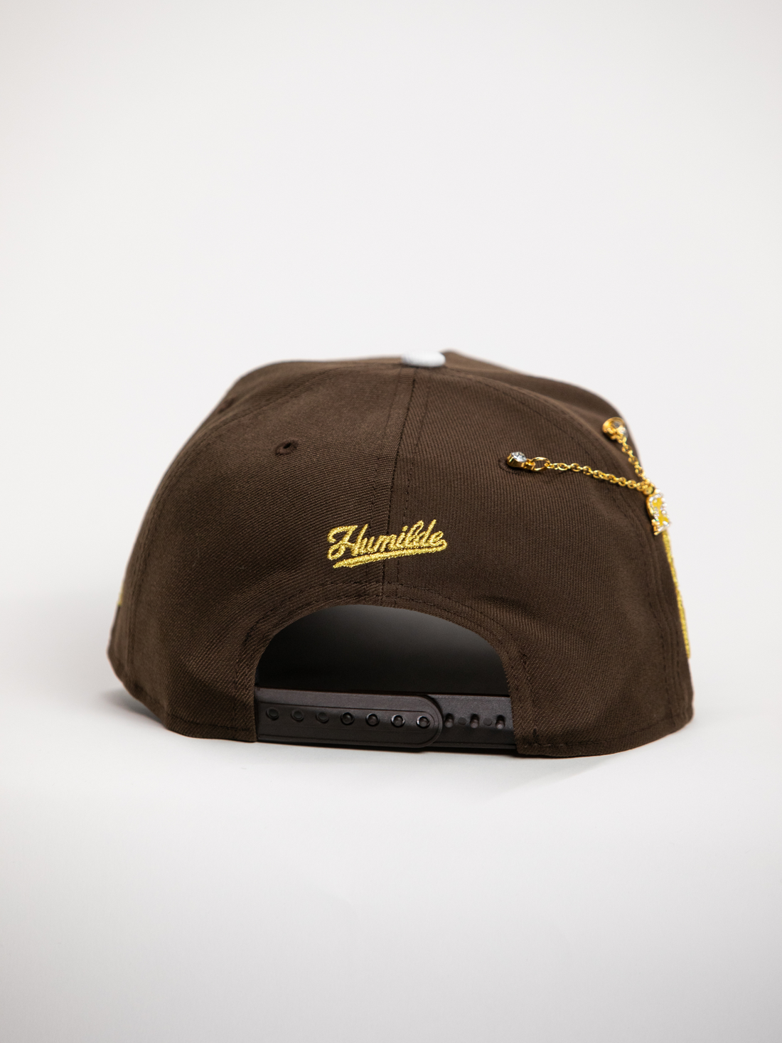 NEW* "RANCHO HUMILDE x NEW ERA x CAP CITY" BROWN SAN JUDAS 9FIFTY A-FRAME W/ RANCHO LOGO & GREY UV *FREE ACCESSORY INCLUDED