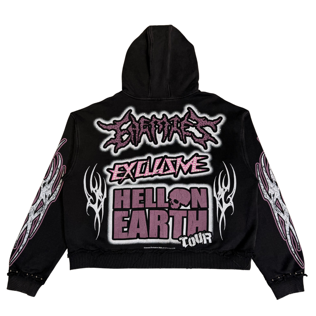 Enemies Exclusive Black/Purple Hoodie