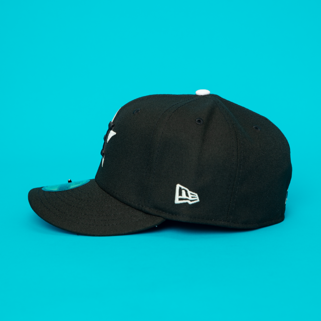 NEW ERA EXCLUSIVE 59FIFTY BLACK HOUSTON ASTROS W/ "CELEBRATING 45 YEARS" SIDE PATCH