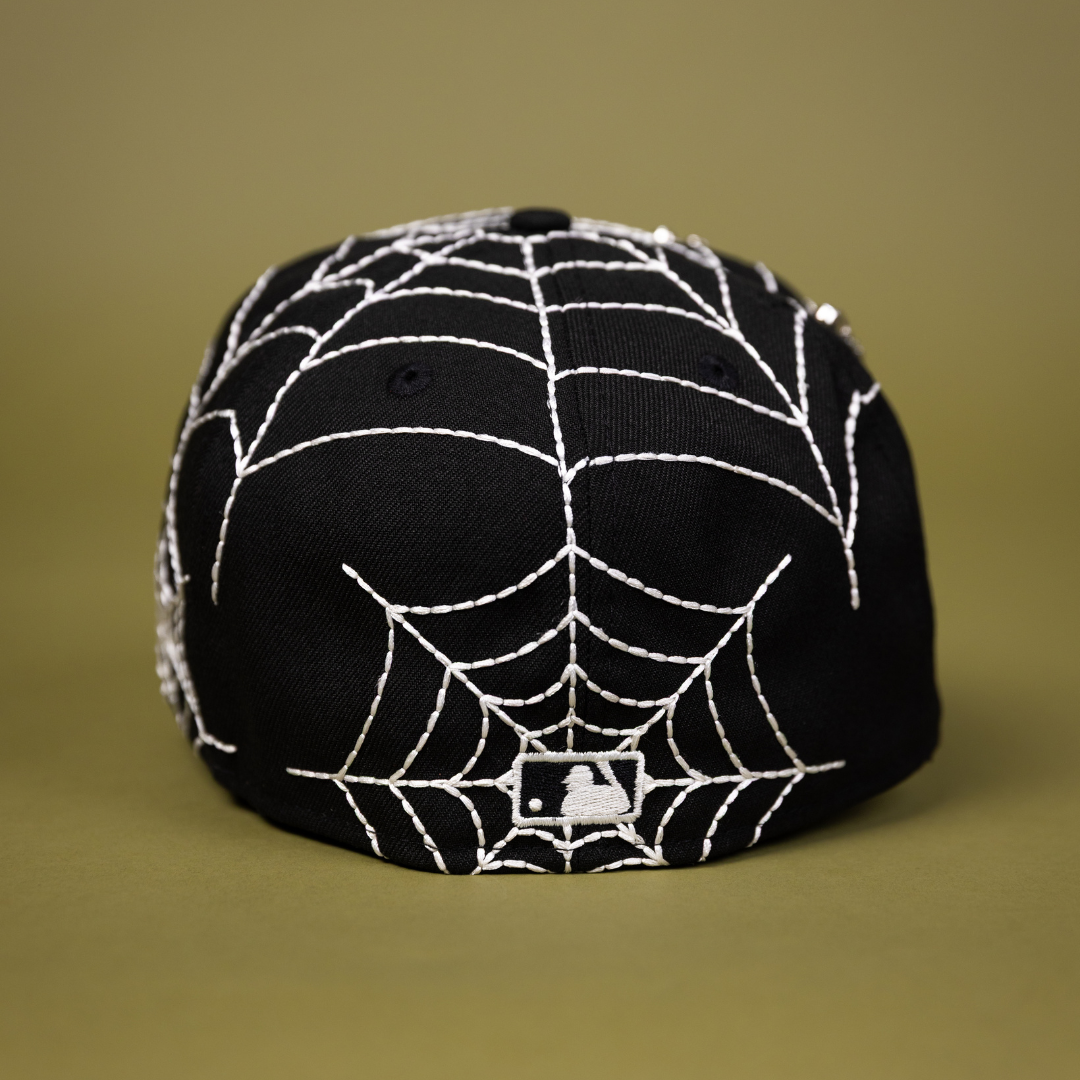 NEW ERA EXCLUSIVE 59FIFTY BLACK CHICAGO WHITE SOX W/ SPIDER WEB + 2003