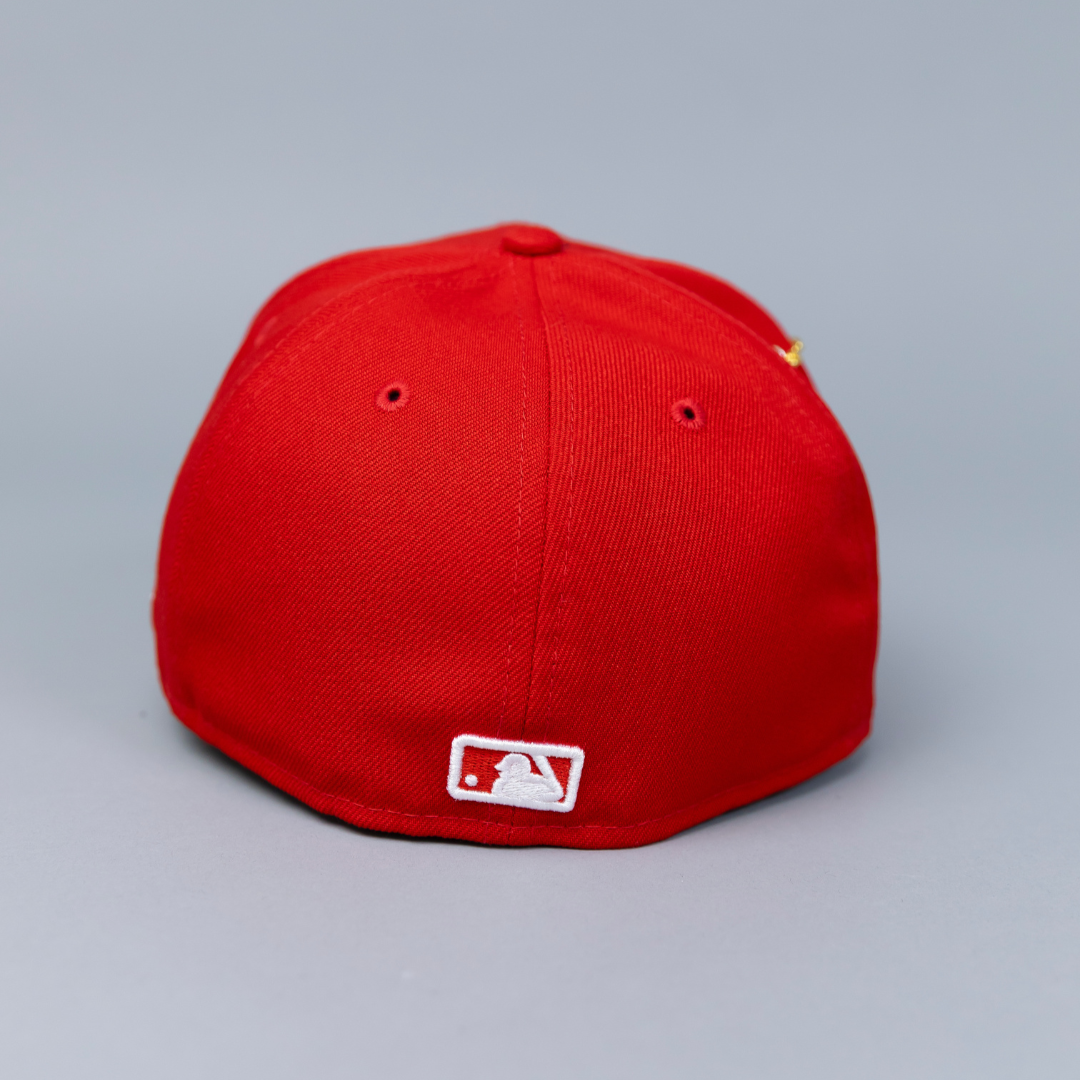 NEW ERA 59FIFTY RED ATLANTA BRAVES W/ 2000 ALL STAR GAME SIDE PATCH