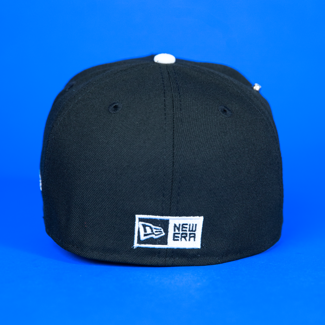 NEW ERA EXCLUSIVE 59FIFTY BLACK "CAP CITY" W/ 15TH ANNIVERSARY SIDE PATCH