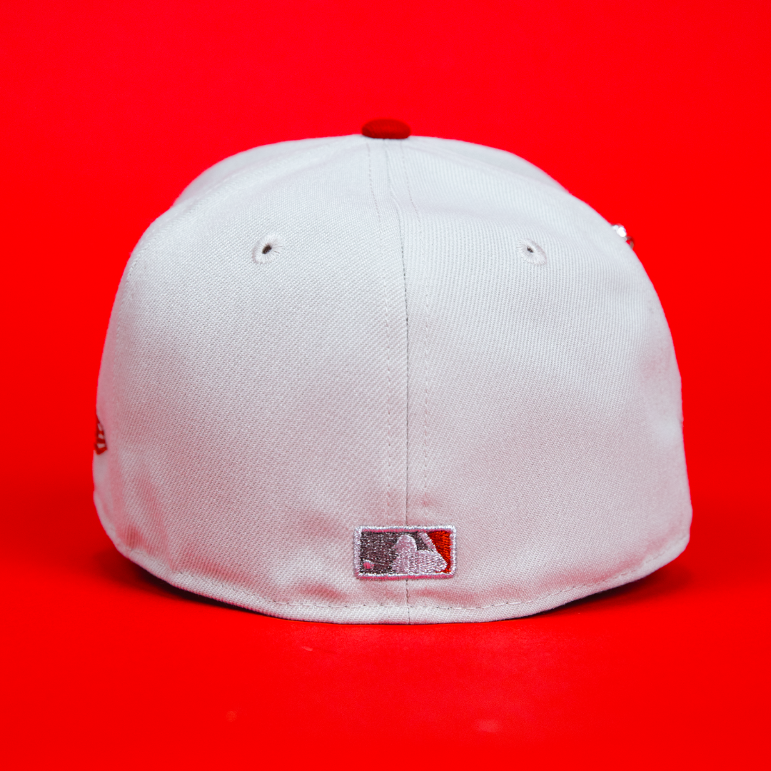 NEW ERA 59FIFTY SMOKE GREY ATLANTA BRAVES W/ ALL STAR GAME SIDE PATCH