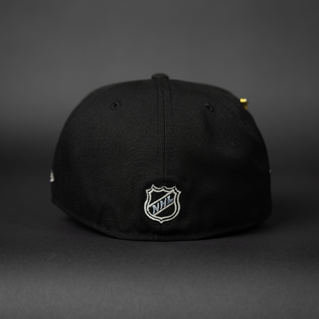 NEW ERA EXCLUSIVE 59FIFTY BLACK LOS ANGELES KINGS W/ ALL STAR GAME SIDE PATCH