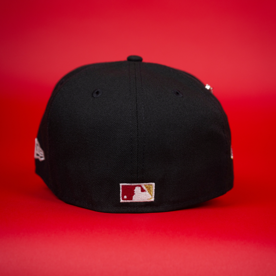 NEW ERA EXCLUSIVE 59FIFTY BLACK SAN FRANCISCO GIANTS W/ "TELL IT GOODBYE" SIDE PATCH