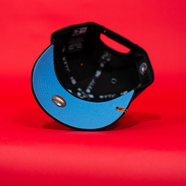NEW ERA EXCLUSIVE 9FIFTY A-FRAME BLACK LOS ANGELES DODGERS JAPANESE SCRIPT W/ SHOHEI OHTANI 50-50 CLUB SIDE PATCH